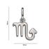 Sterling Silver Scorpio Astrology Symbol Charm/Pendant