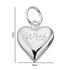 Sterling Silver Wish Heart Pendant/Charm