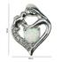 Sterling Silver White Opal Mother and Child Pendant