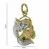 Sterling Silver and Gold Fish Of Harmony Pendant