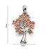 Sterling Silver and Rose Gold Tree of Life Pendant