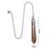 Gold Tiger's Eye Dowsing Pendulum with Pouch and Instructions