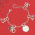 Sterling Silver 5 Link Charm Bracelet