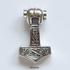 Sterling Silver Thor's Hammer Pendant by Peter Stone