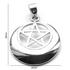 Sterling Silver Lunar Priestess Pentacle Pendant