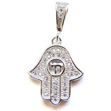 Sterling Silver Hamsa Pendant - Astral Aspects