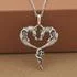 Sterling Silver Dragon Heart Pendant [Sale]