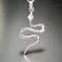 Sterling Silver Serpent Pendant