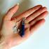 Lapis Lazuli Dowsing Pendulum with Pouch and Instructions