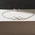 Sterling Silver Infinity Bracelet