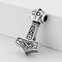 Peter Stone Sterling Silver Thor's Hammer Pendant