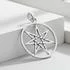 Peter Stone Sterling Silver Elven Star Pendant