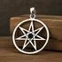 Peter Stone Sterling Silver Elven Star Pendant