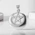 Sterling Silver Lunar Priestess Pentacle Pendant