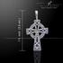 Sterling Silver Celtic Cross Pendant by Peter Stone