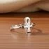Sterling Silver Ankh Toe/Midi Ring