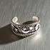 Sterling Silver Moon & Stars Toe/Midi Ring